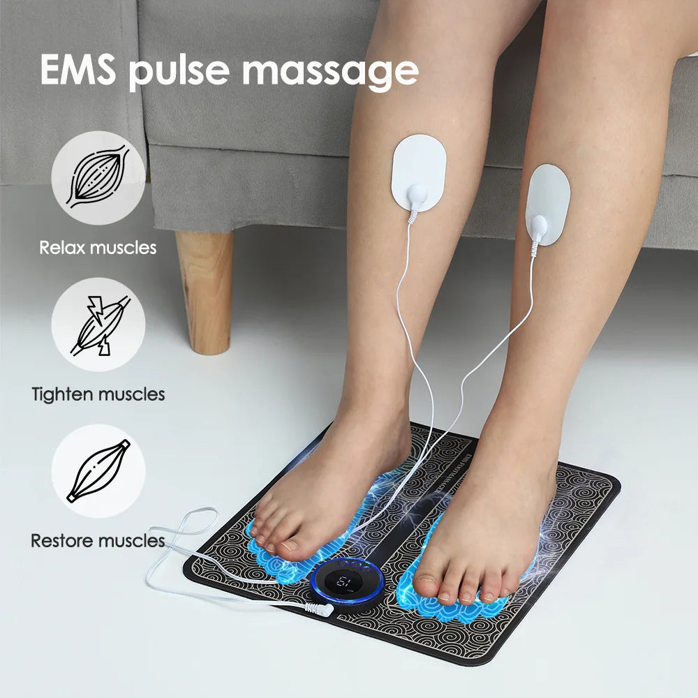 Massagem Estimulação muscular elétrica Melhorar a circulação sanguínea