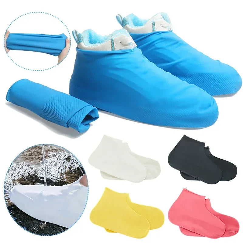 Botas de chuva antiderrapantes reutilizáveis