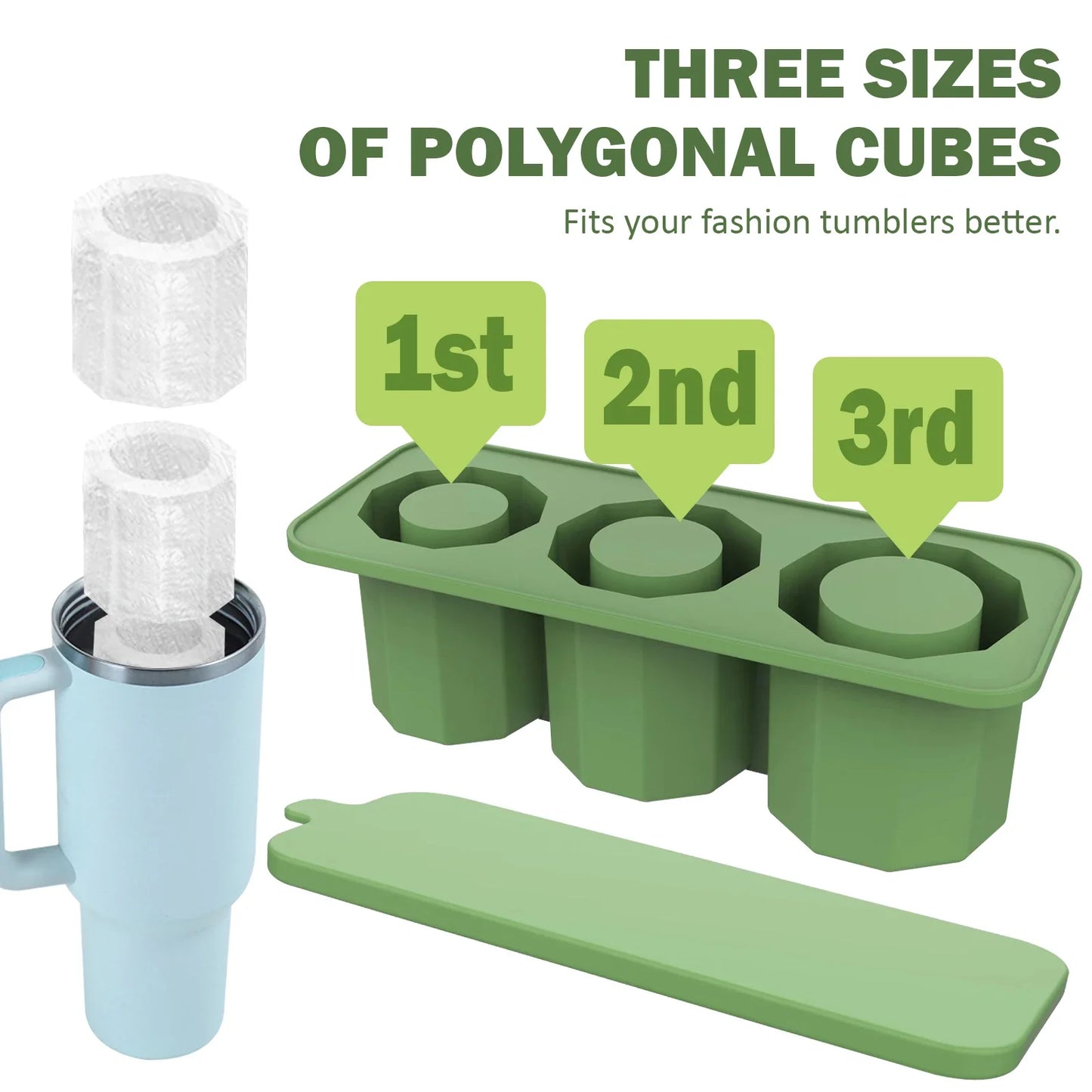 Cubos de gelo de silicone Stanley