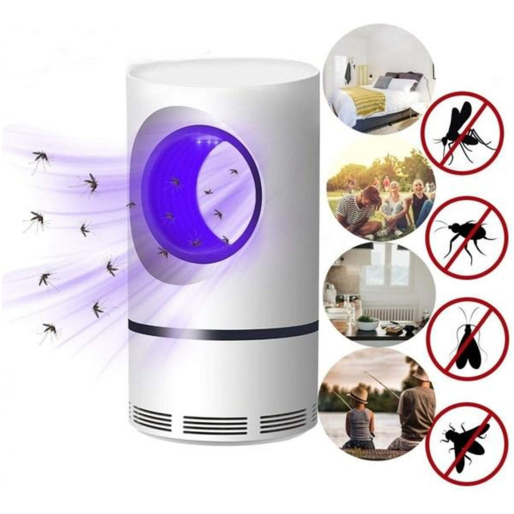 Luminária Mata Mosquito Inseto Armadilha Noturna Luz Led Usb - 220v